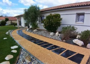 dalle ardoise trapézoïdale ignita 80 x 50/30