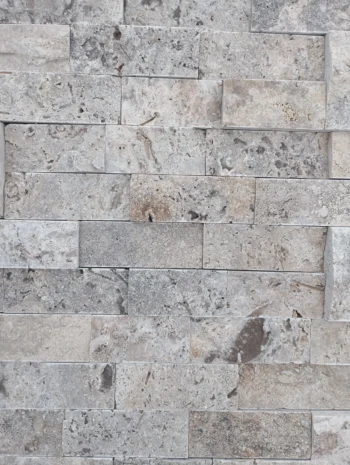 parement travertin silver