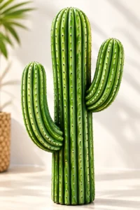 Statue cactus 73 vert n° 1053