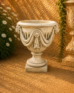 coupe ornée de nœuds sans couvercle blanc n° 1122