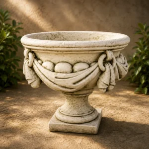 pot nervuré ornée de noeuds n° 1230