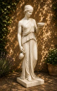 femme pichet et coupe blanc n°318