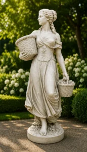 femme deux paniers vieilli n° 347