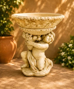 fillette avec vase blanc n° 479