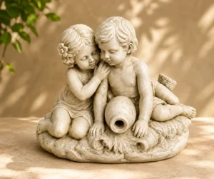 enfants avec cruche blanc n° 594