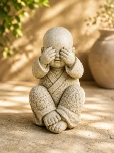 bouddha aveugle blanc n° 619