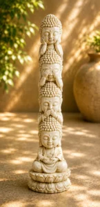 bouddha califourchon vieilli n° 629