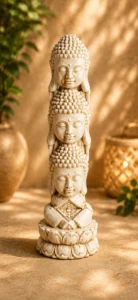 bouddha califourchon aveugle sourd et muet vieilli n° 630