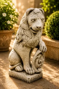 lion avec bouclier blanc n° 744