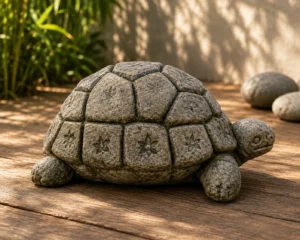 Statue tortue petite noir n° 774