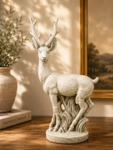 cerf avec bois blanc n° 792