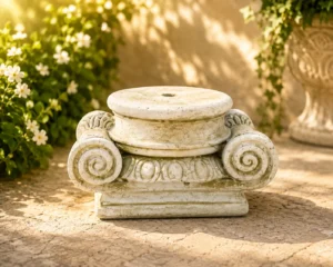 chapiteau ionien blanc n° 960
