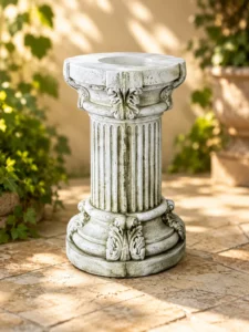 colonne ornée de cannelures blanc 40 n° 963