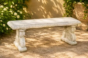 banc droit blanc n° 989