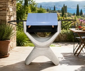 Barbecue avec Grill Inox 1008