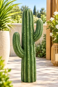 Statue cactus vert n° 1058