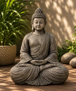 Statue bouddha noir n° 530