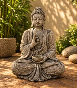 Statue bouddha noir n° 540