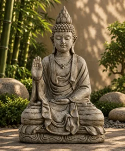 Statue bouddha noir n° 631